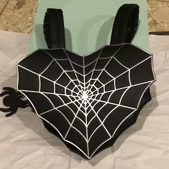 MAD Engine | Bags | Spiderweb Heart Shaped Backpack With  display picture 1